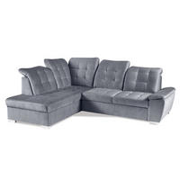 ECKSOFA Grau BON Links - Grau, Textil (263/200cm) - Sepro Meble