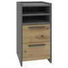 KOMMODE ALTIVO 2SW2O Anthrazit Grau-Artisan Eiche 36/35,6/70,4 cm - Anthrazit/Eiche Artisan, Holzwerkstoff (36/70.4/35.6cm) - Matkam Möbel