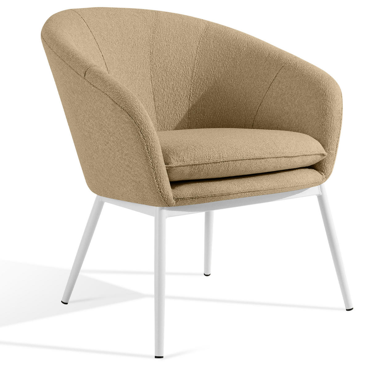 GARTENSESSEL SOLIS Loungesessel, - Beige, Textil/Metall (69/76/66cm) - KONSIMO®
