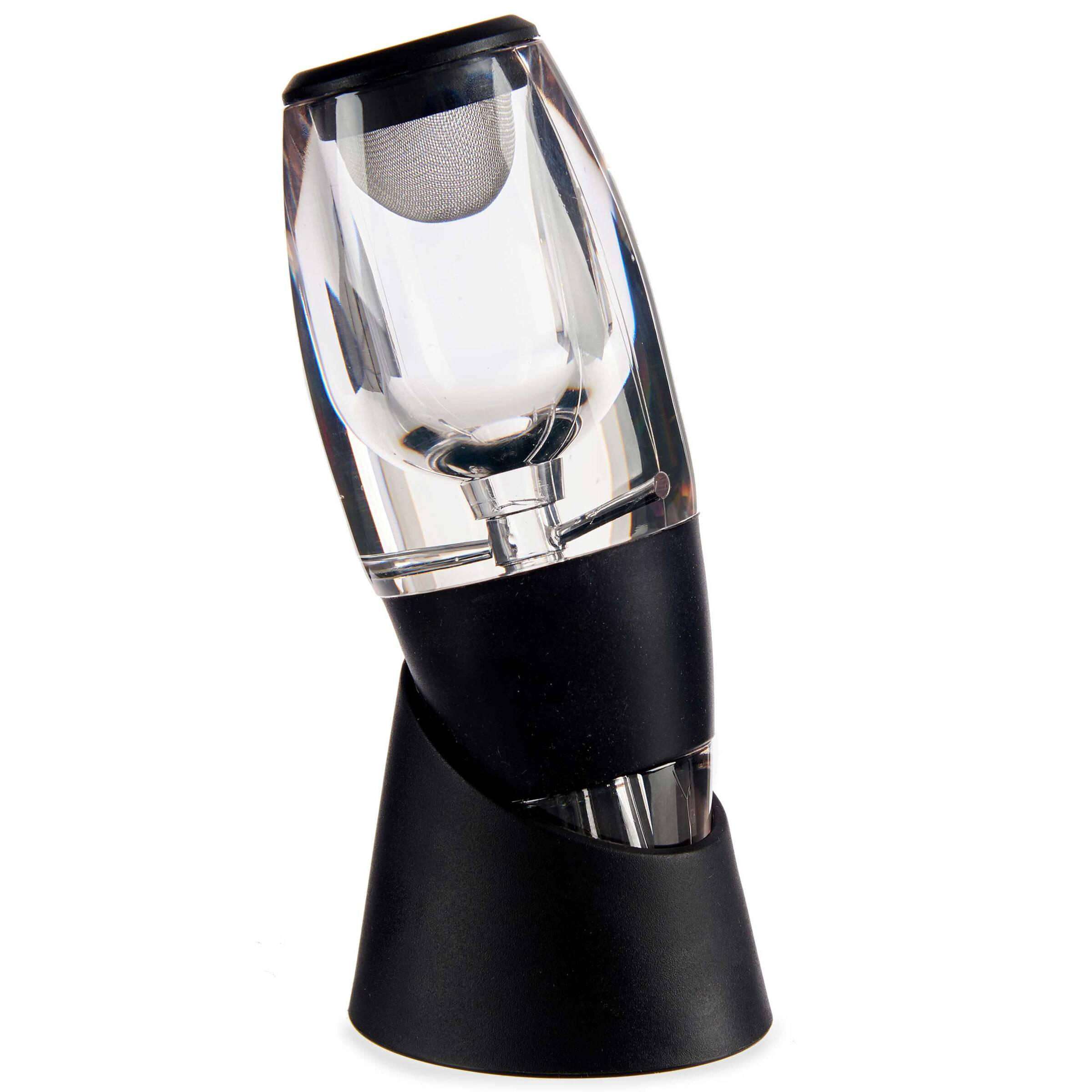WEINBELÜFTER Aerator - Schwarz, Glas (6/18.6/7cm) - Kinvara