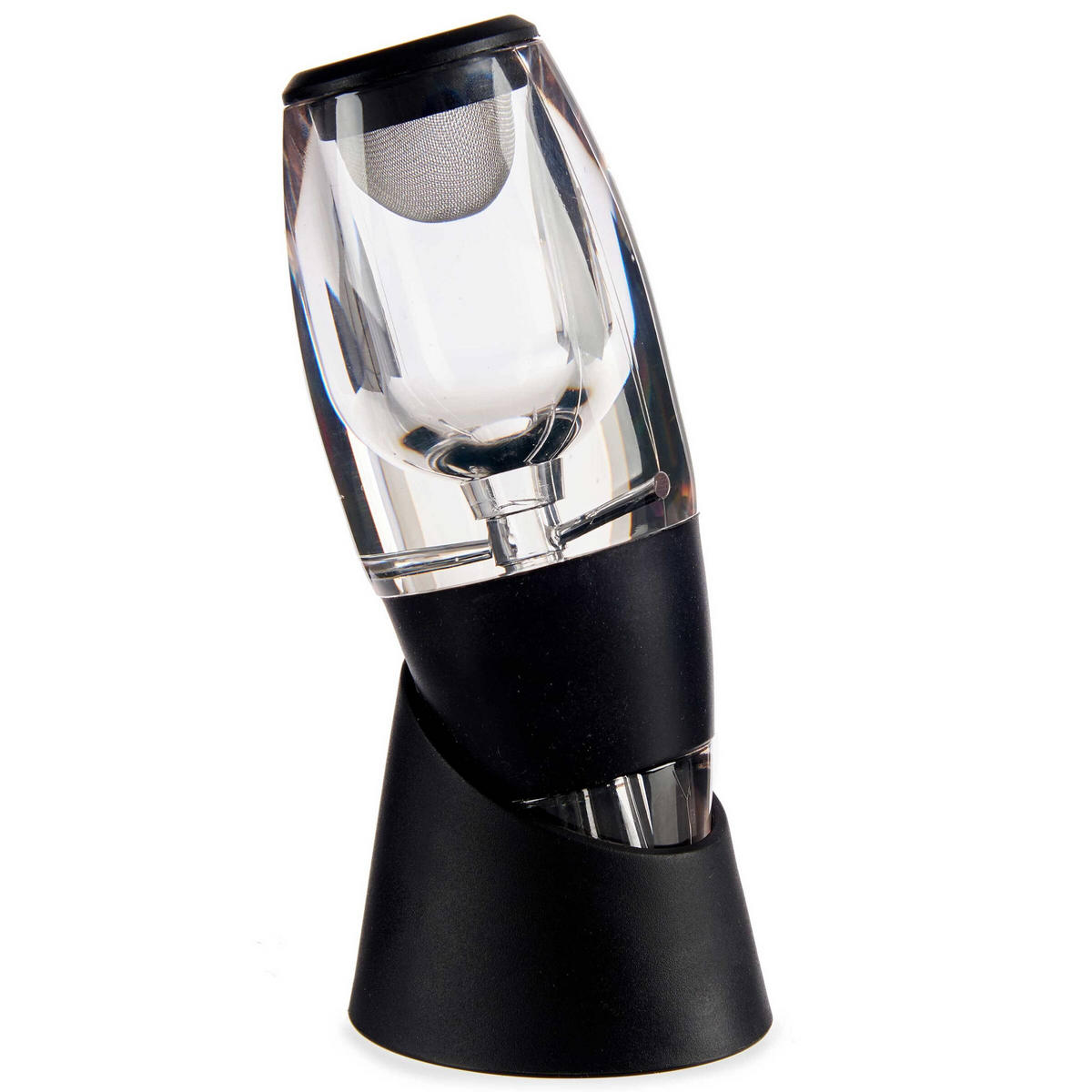 WEINBELÜFTER Aerator - Schwarz, Glas (6/18.6/7cm) - Kinvara