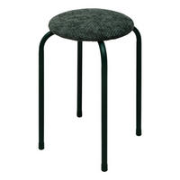 STAPELHOCKER gepolstert Velvy 38/38/46 cm - Grün, Metall (38/46/38cm) - 5five Simply Smart