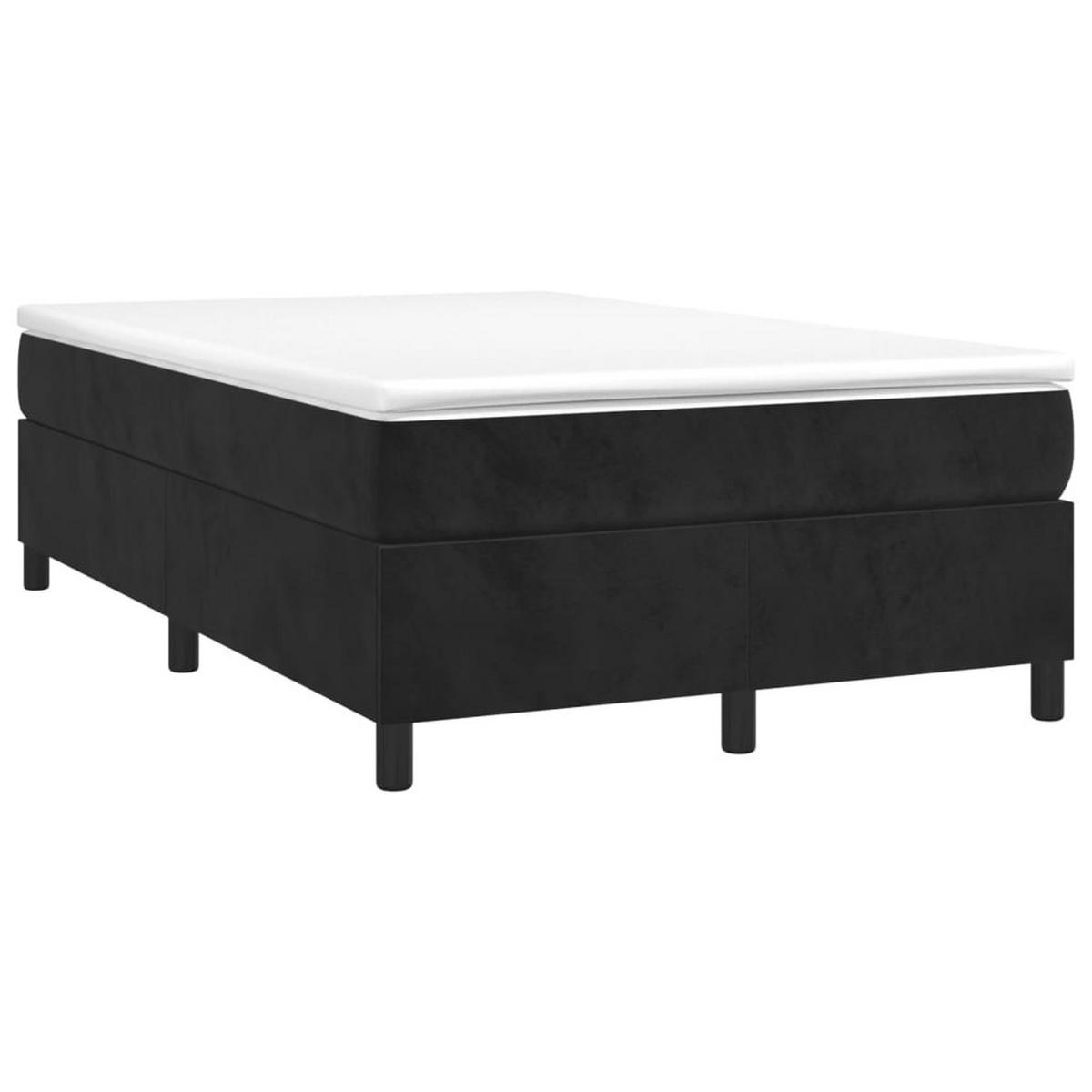 POLSTERBETT Rackley 120/203 cm - Schwarz, Holzwerkstoff (120/200cm) - Nettlife