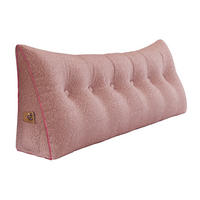 RÜCKENKISSEN Plüsch Rosa 180 cm - Altrosa, Textil (50/180cm) - Vercart