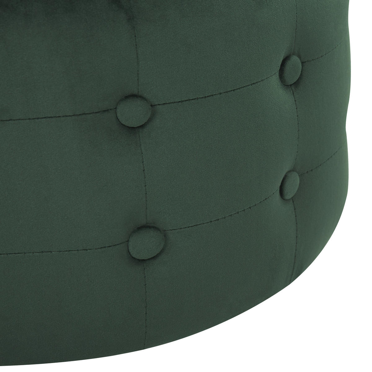 POUF Tampa 55/55/30 cm - Grün, Textil (55/30/55cm) - Beliani