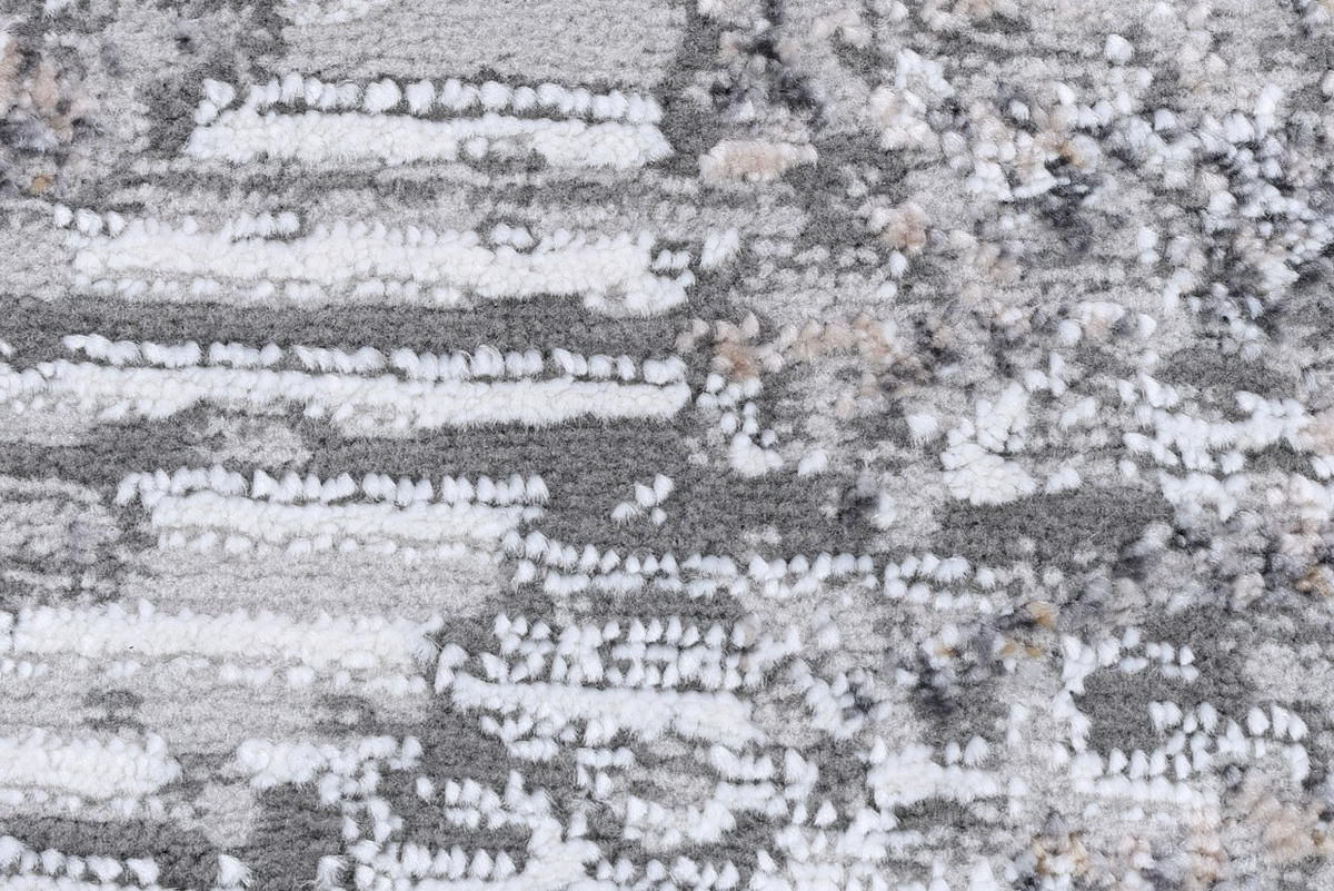 KOBEREC grafitový šedý abstraktní - 230 x 240 cm - šedá, textil (230/240cm) - Mazovia
