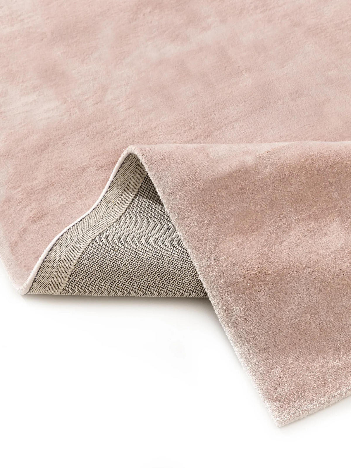 VISKOSETEPPICH Nela Rosa 200x300 cm - Rosa, Textil (200/300cm) - benuta Pure
