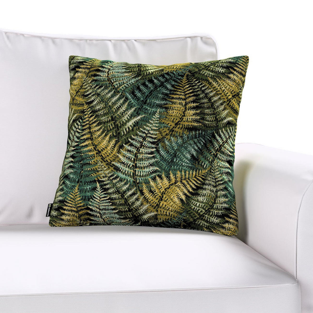 KISSENHÜLLE Intenso grün, 43x43 cm - Grün, Textil (43/43cm) - Dekoria