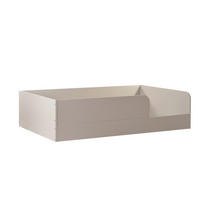 BODENBETT Essentials 120x200cm Cashmere - Hellbraun, Holzwerkstoff (120/200cm) - arthur berndt