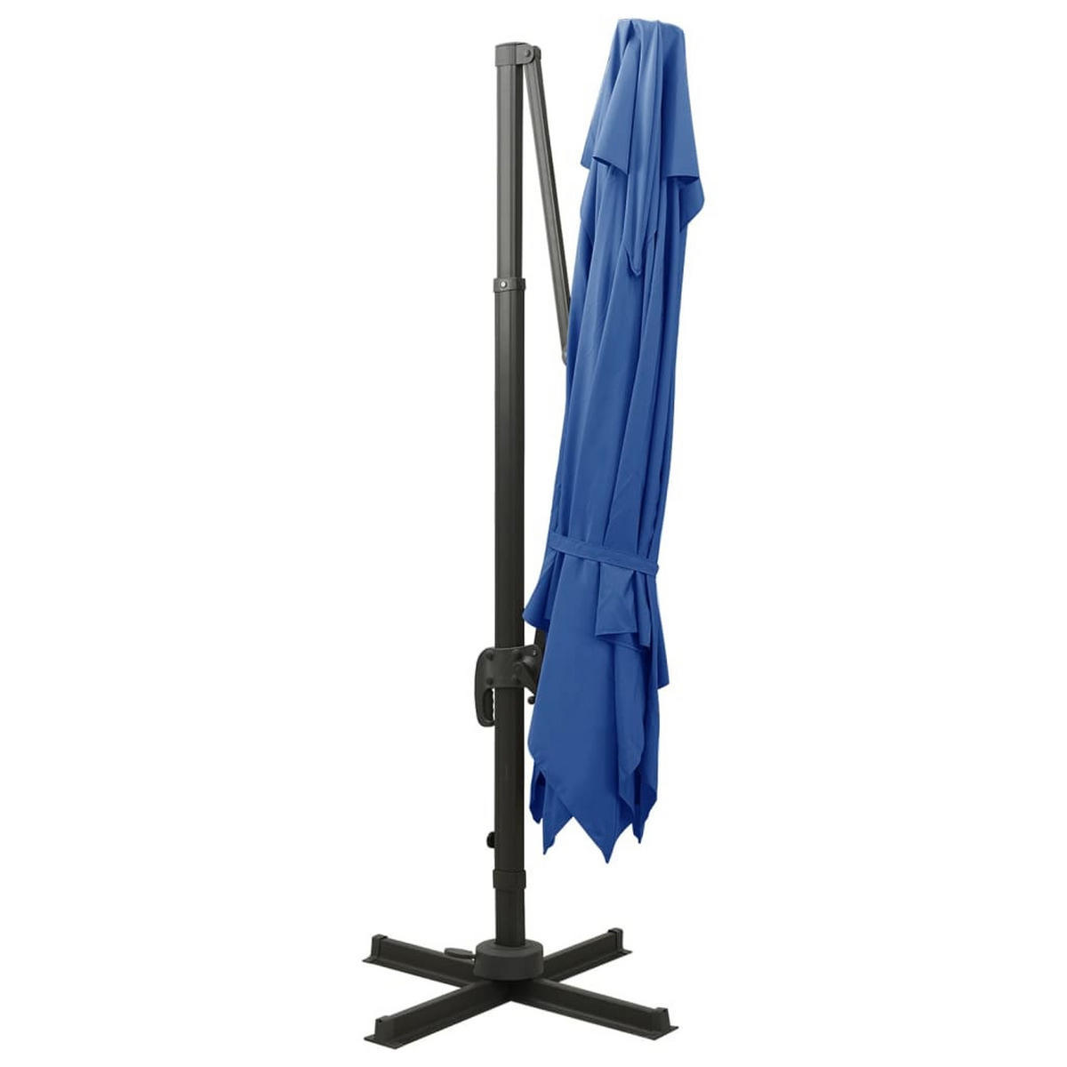 SONNENSCHIRM rechteckig LOTI 300 cm Blau - Blau, Metall (300/300cm) - DELUKE