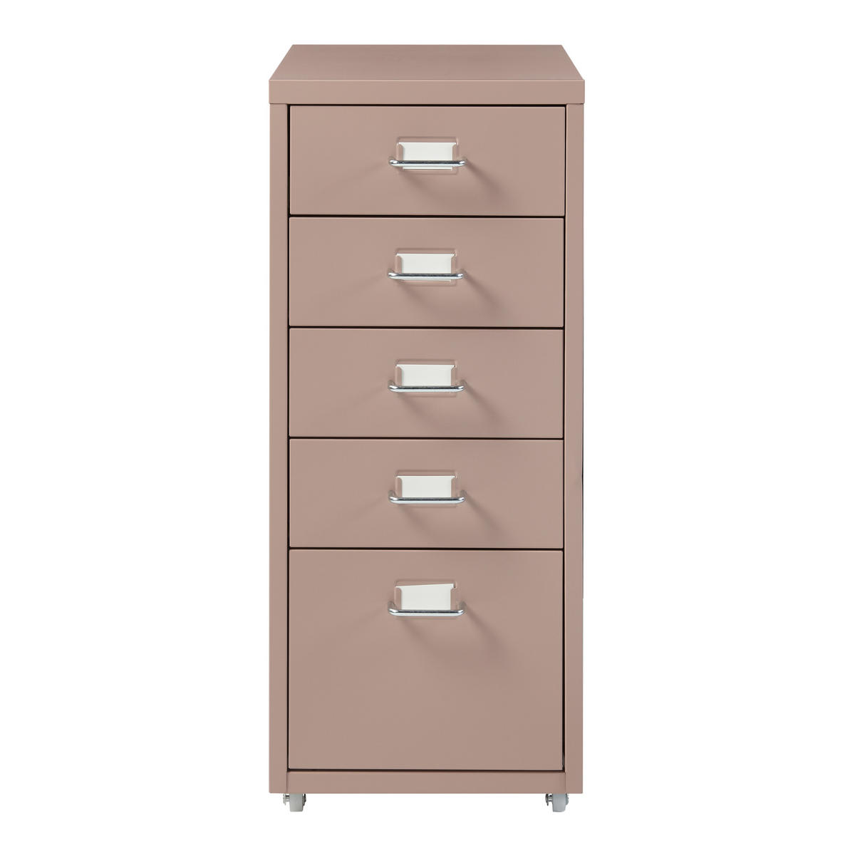 ROLLCONTAINER Kökar - Hellbraun, Metall (28/69/41cm) - [en.casa]