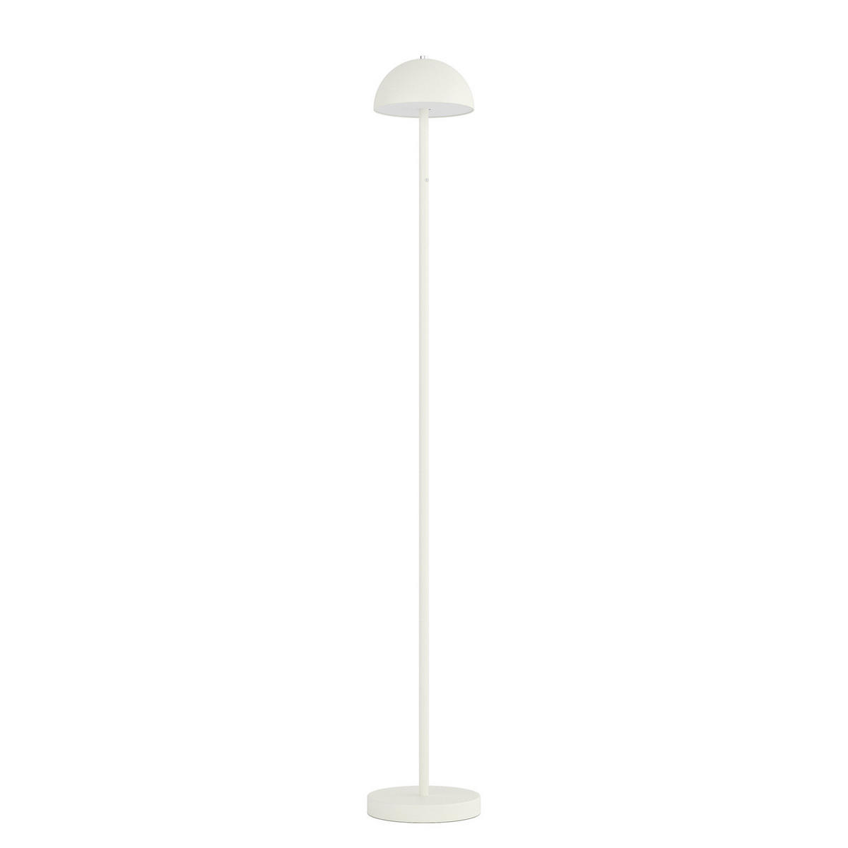 AKKU-STEHLEUCHTE - Dimmbar - Eisen / Kunststoff - Beige, Kunststoff/Metall (18/18/120cm) - home24
