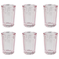 TRINKGLAS (6er-Set) Baretto 380ml - Rosa, Glas (0.5L) - Butlers