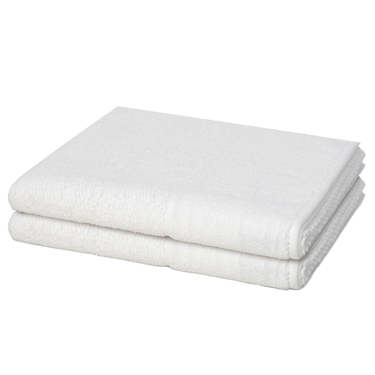 DUSCHTUCH Pearl 2er-Set - Weiß, Textil (67/140cm) - MÖVE
