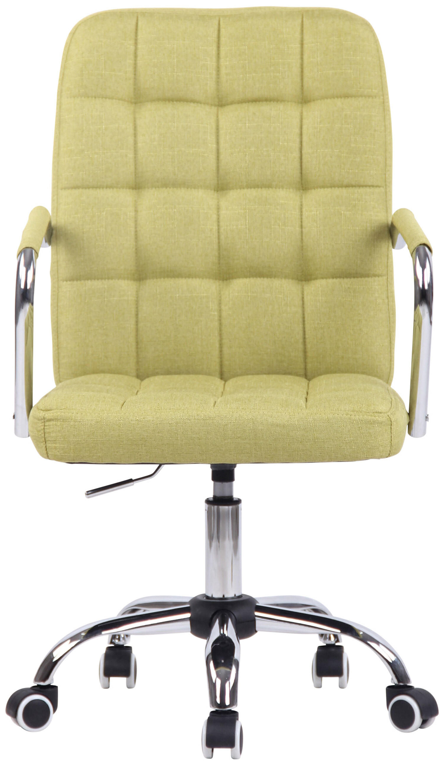 BÜROSTUHL Tenor, Stoff Grün - Grün, Textil/Metall (56/108/60cm) - TPFLiving