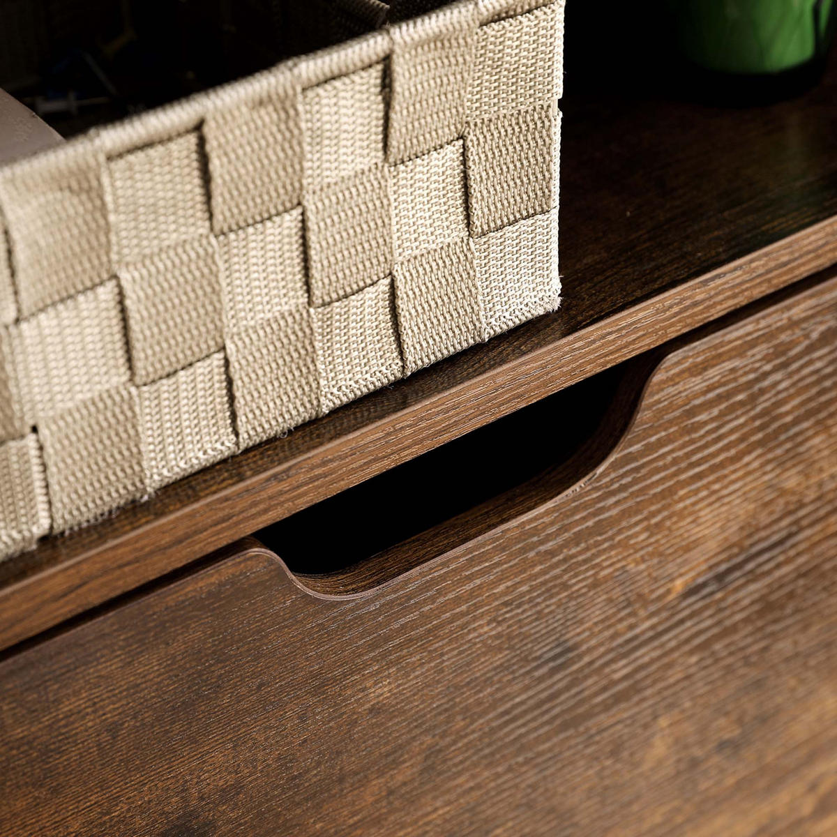 SCHUHSCHRANK - Braun, Holzwerkstoff (24/102/60cm) - Hansiro