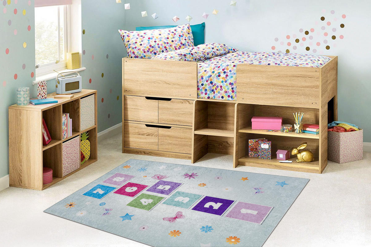 TEPPICH Bambino 80/150 cm - Pastellgrün, Textil (80/150cm) - rugsX