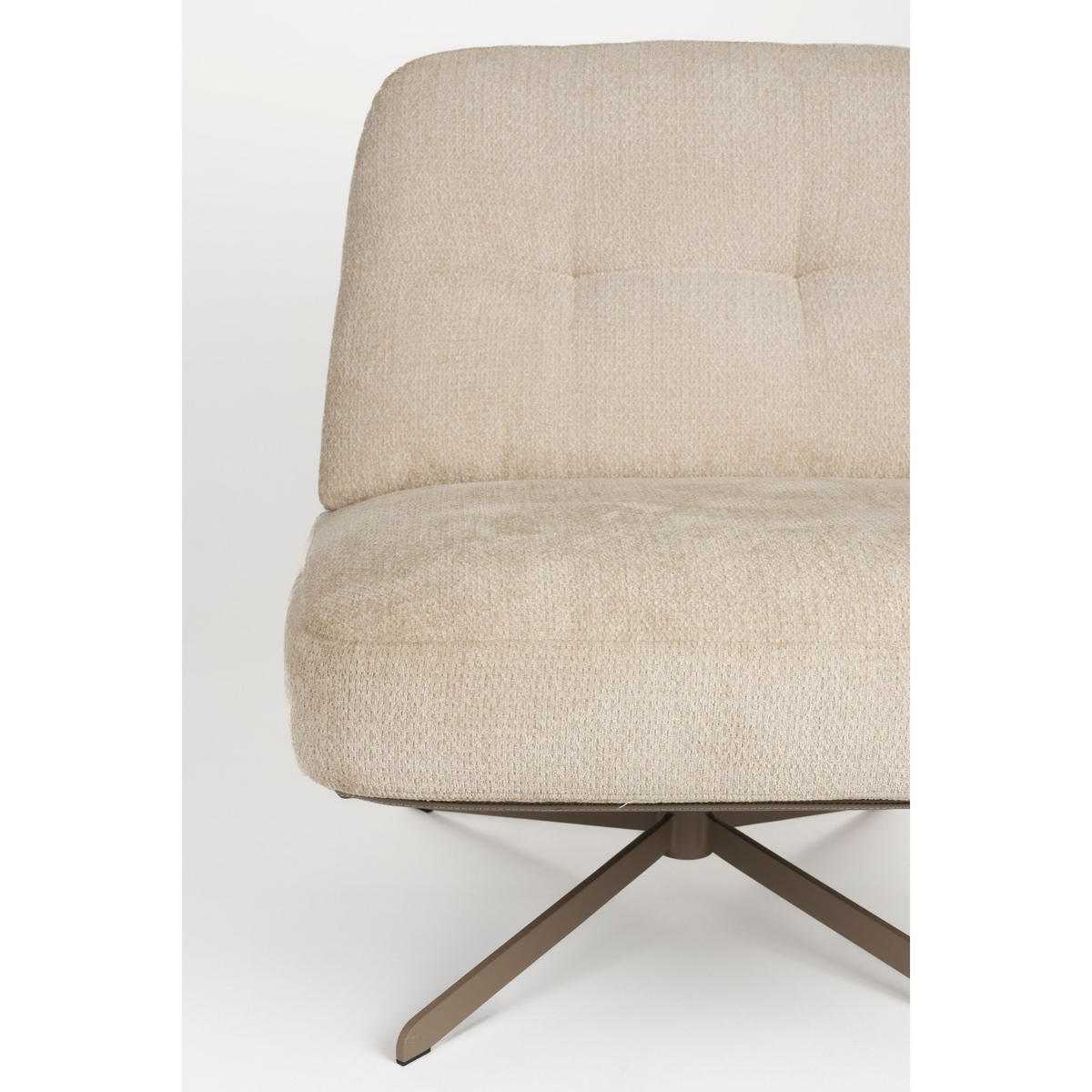 SESSEL Benjamin - Beige, Kunststoff (77/87/86cm) - Zuiver