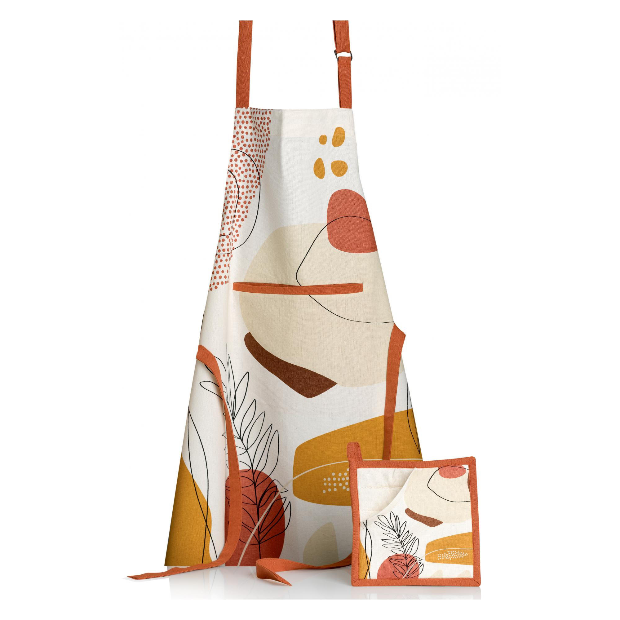 Winkler Küchenschürze Mehrfarbig 72x85 cm
