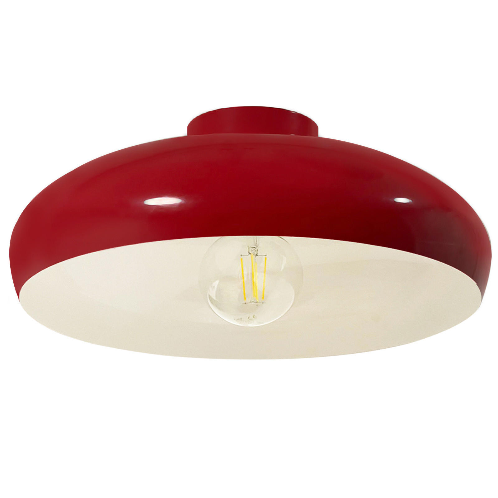 Bamyum Deckenleuchte Rot 40x20x40 cm
