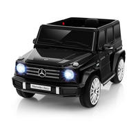 ELEKTROAUTO Mercedes Benz G500 Schwarz - Schwarz, Metall (114/53.5/67cm) - COSTWAY