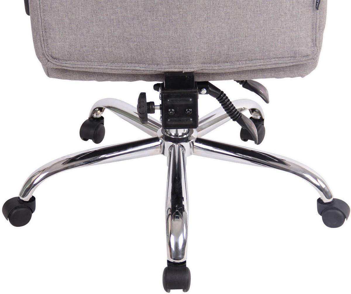 BÜROSTUHL Onix, Stoff Grau - Grau, Textil/Metall (67/125/68cm) - TPFLiving