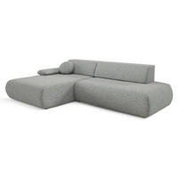 ECKSOFA Grau PENTI Ausziehbar Mit Bettkasten Links - Grau, Textil (286/173.5cm) - Sepro Meble