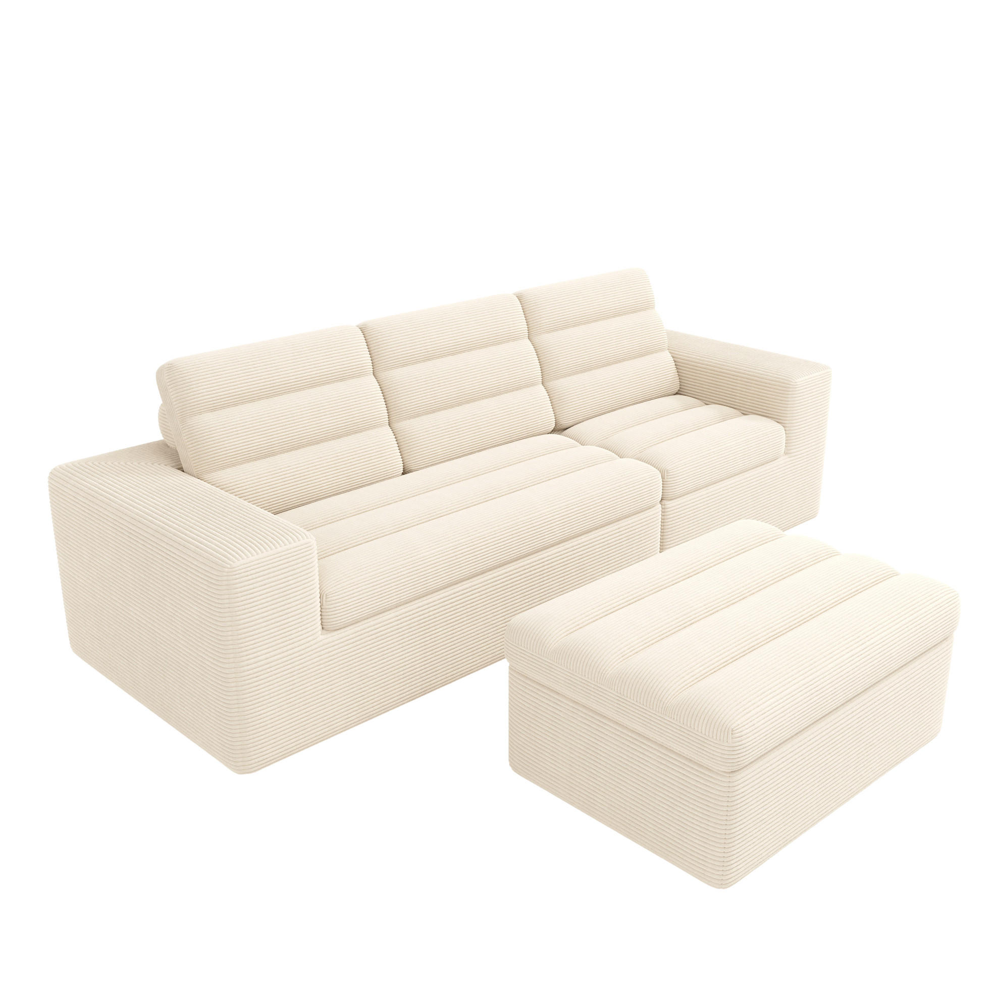 Meubliv Sofa Beige 253x161 cm