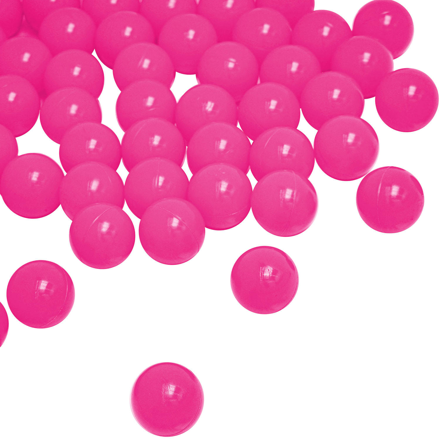 BÄLLEBAD-BÄLLE 50 Stück, Pink, 5.5 cm - Pink, Kunststoff (5.5/5.5/5.5cm) - Littletom