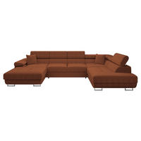 WOHNLANDSCHAFT Torezio Bis Cord, Seite: Rechts - Braun, Holz/Textil (346/90/203cm) - MIRJAN24