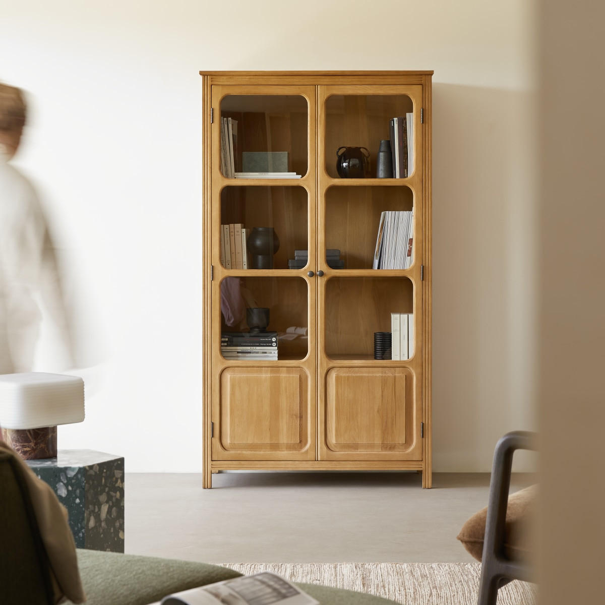 SCHRANK Marthe Natur aus Eiche - Naturfarben, Holz (102/182/51cm) - Tikamoon
