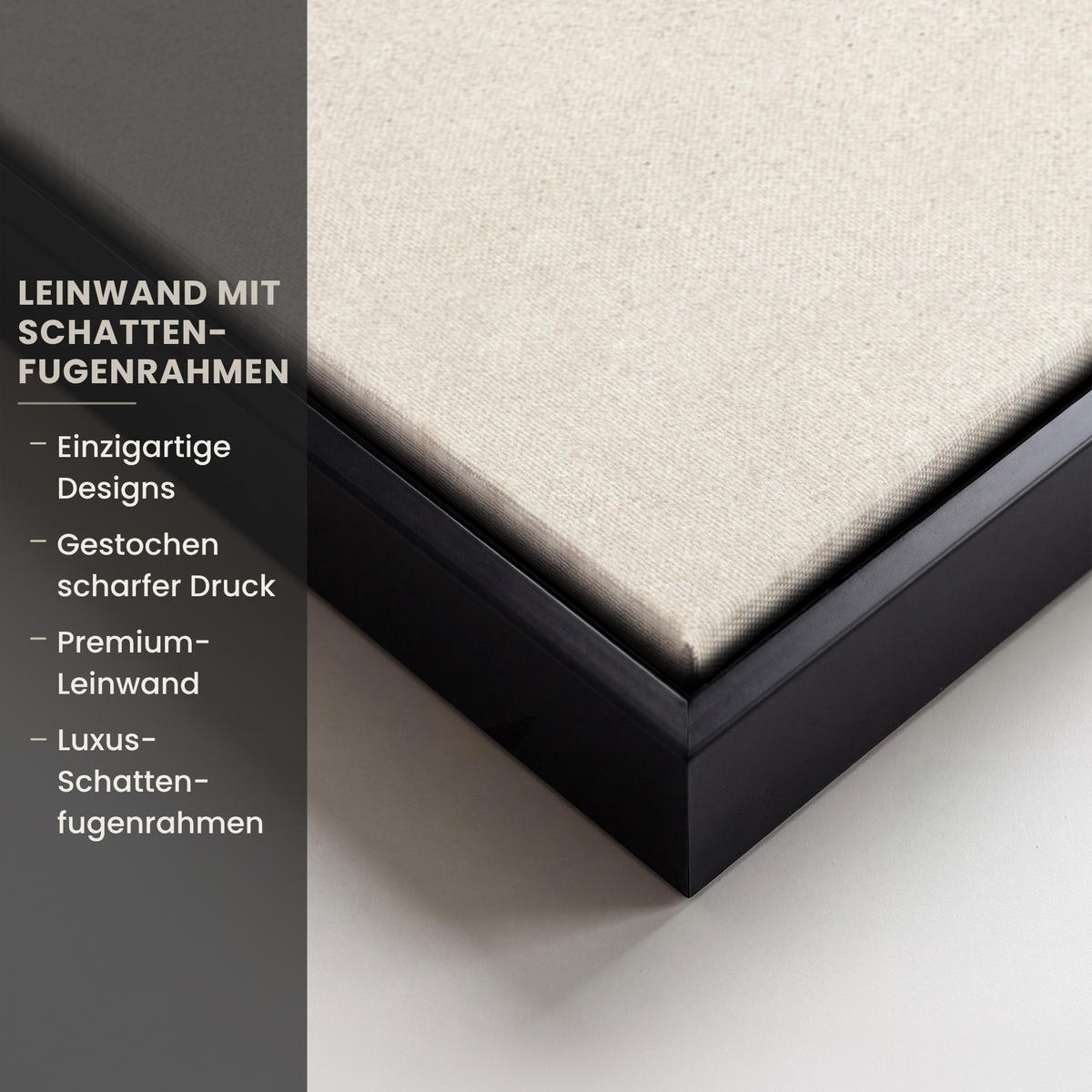 LEINWAND Bilder mit Rahmen - Weihnachtsbaum - Grün - Weihnachten - Feiertage - 70x50 - Olivgrün, Textil (70/50cm) - MuchoWow