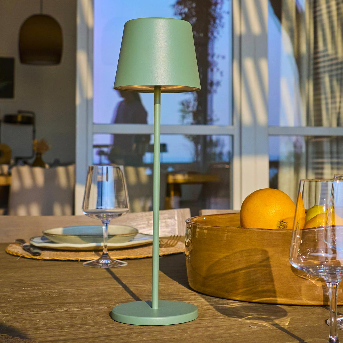 AKKULOSE KELLY grün - Grün, Metall (10/10/38cm) - Lumisky