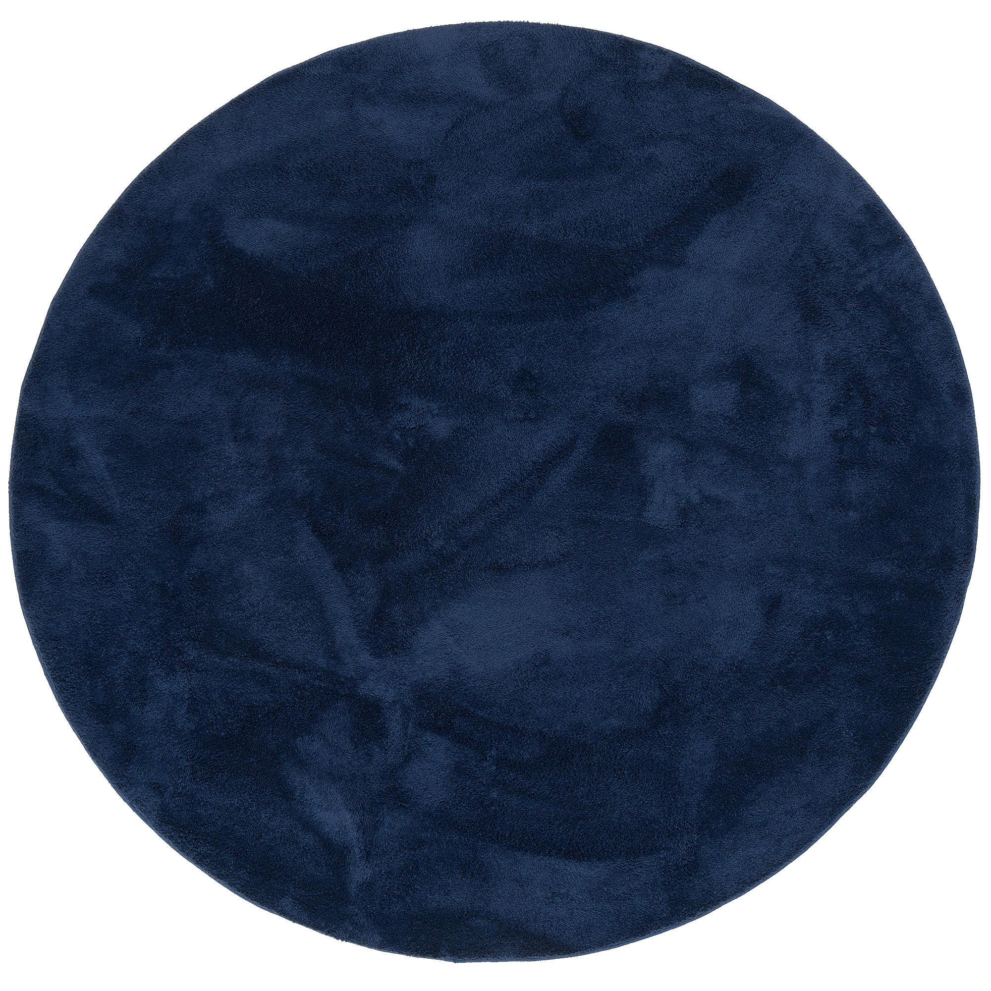 FELLTEPPICH SUPER SOFT PEARL RUND - Dunkelblau, Textil (160/160cm) - Pergamon