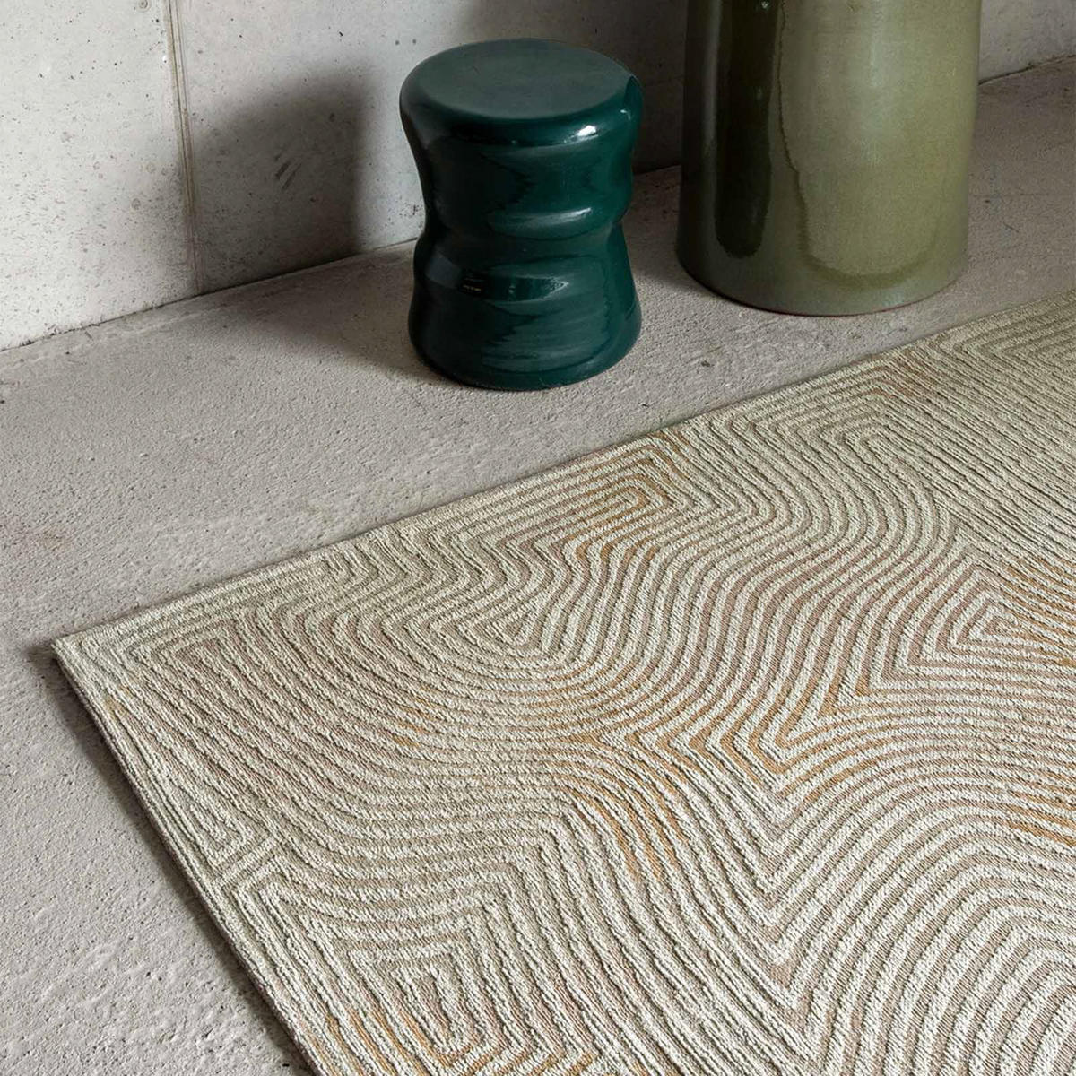 TEPPICH Shell Beige Meditation 170/240 cm - Beige, Textil (170/240cm) - Louis De Poortere