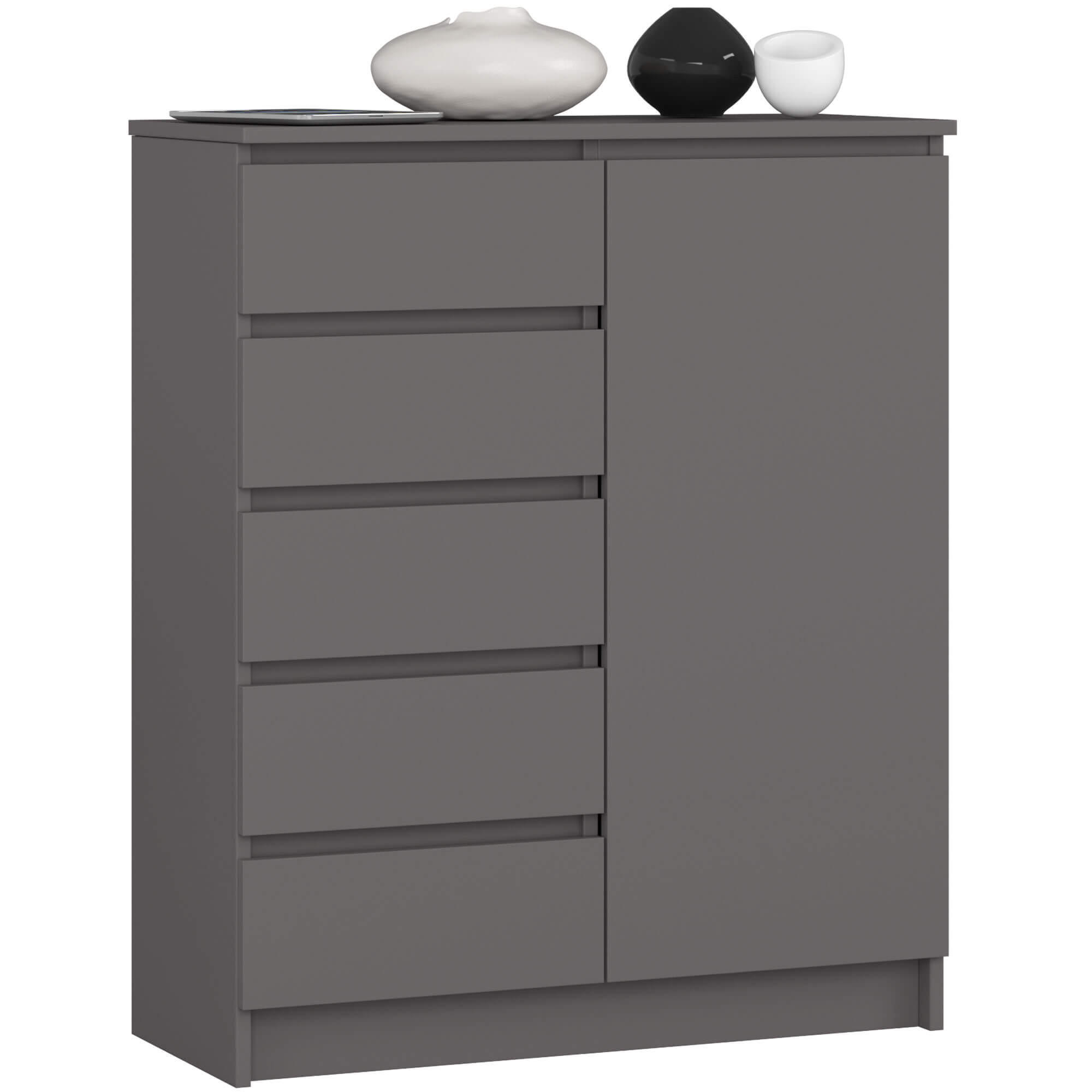 Akord Kommode Graphit 80x97x35 cm
