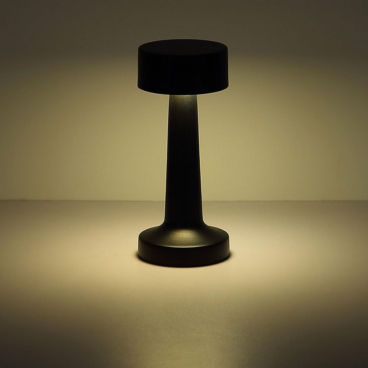 LED TISCHLEUCHTE Angelika Schwarz Matt - Schwarz, Metall (9/9/21cm) - Globo Lighting