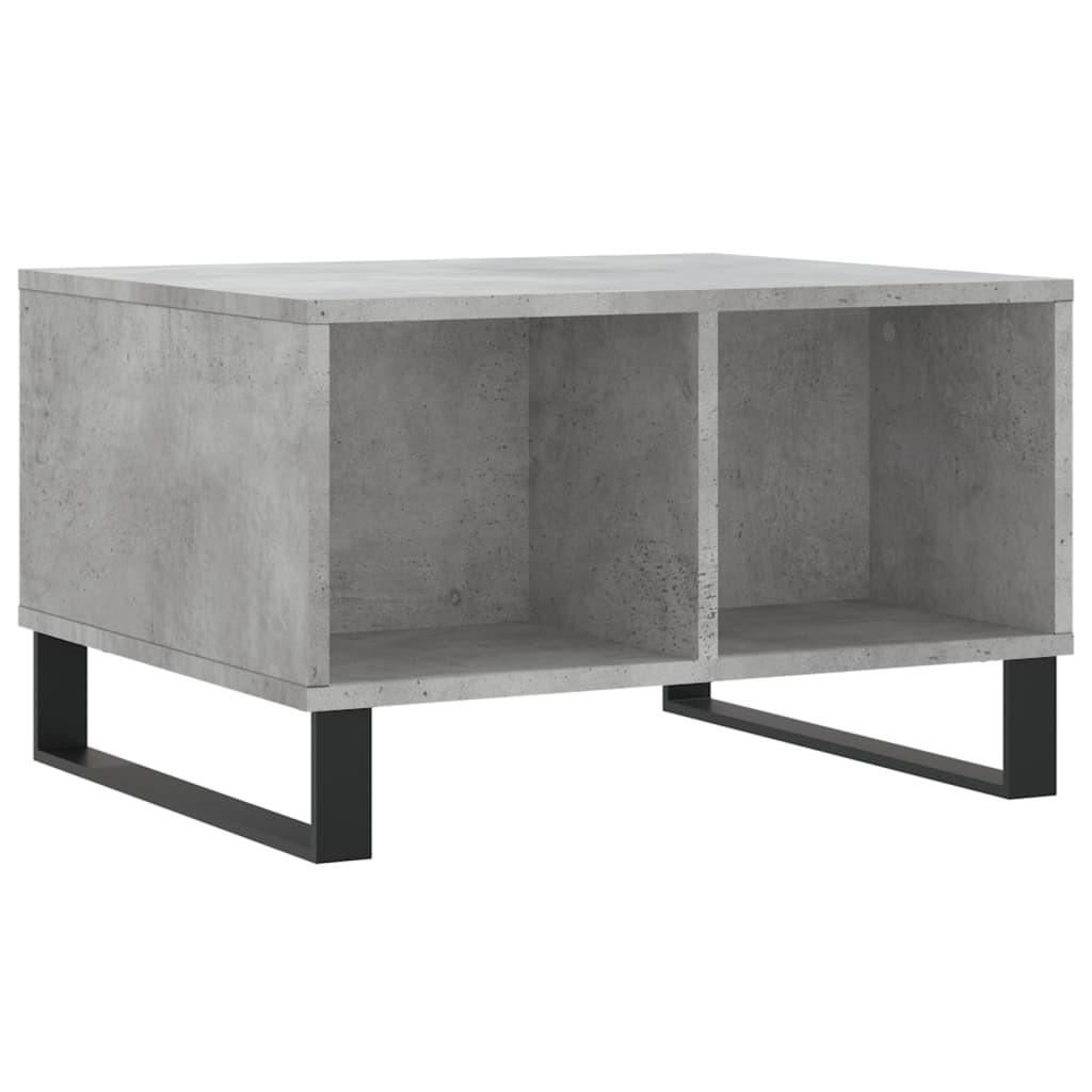 COUCHTISCH Betongrau 60x50x36,5 cm Holzwerkstoff - Grau, Holzwerkstoff (60/50/36.5cm) - furnicato