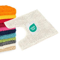 BADEMATTE MIT WC AUSCHNITT PARIS - Creme, Textil (45/45cm) - WohnDirect