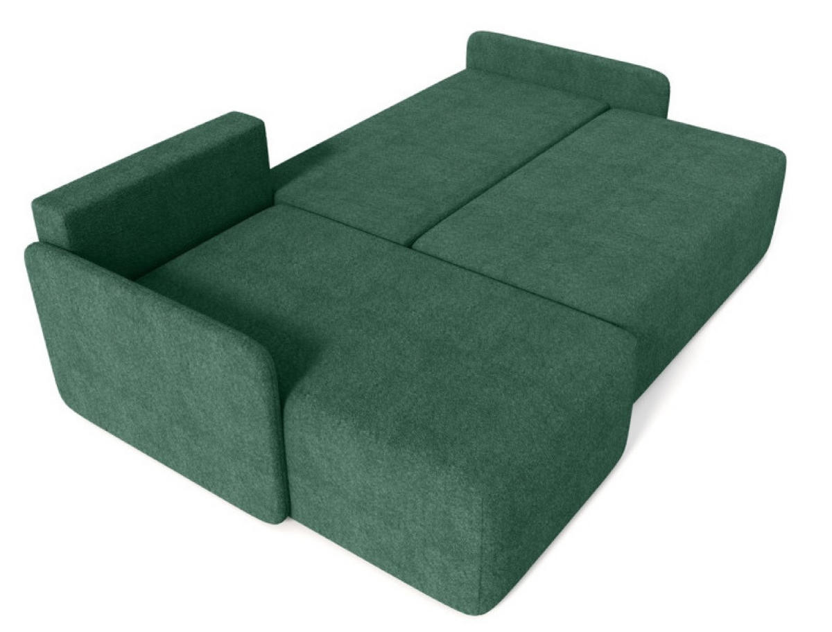 ECKSOFA Grün BLUMEN Boucle Universal - Grün, Textil (212/142cm) - Sepro Meble