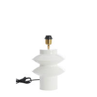 LAMPENFUSS Petch Weiß Ø22/26 cm - Weiß, Metall (22/22/26cm) - Light & Living