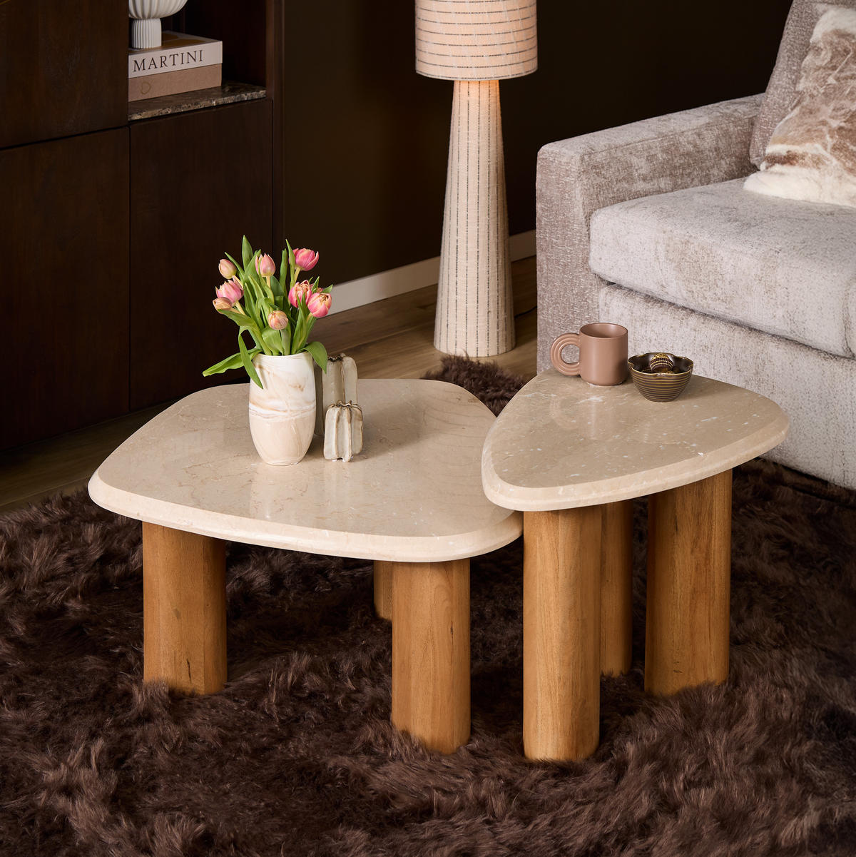 COUCHTISCH Braun 75/84/35 cm - Braun, Holz (75/84/35cm) - Starfurn