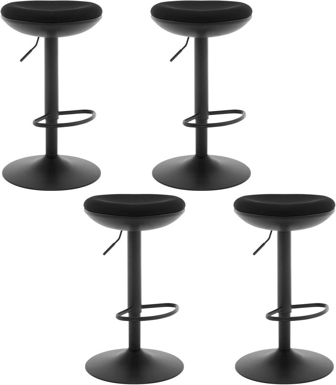Woltu Barhocker Schwarz 41x64x41 cm