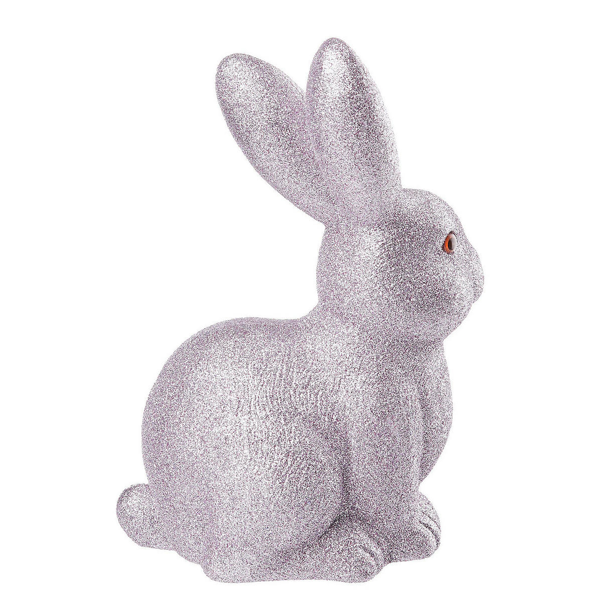DEKO-HASE Easter 6Er-Set - Violett, Kunststoff (14/22/10cm) - Butlers
