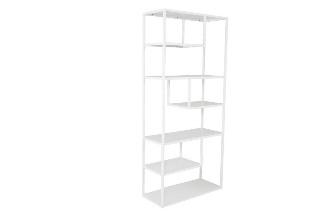 REGAL, Staal, Weiß, Stahl, 85 x 35 x 190 cm - Weiß, Metall (85/190/35cm) - ebuy24