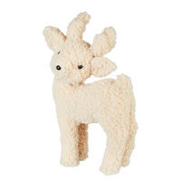 DEKOFIGUR Little Deer aus Plüsch 30cm - Beige, Kunststoff (11/32/18cm) - Butlers