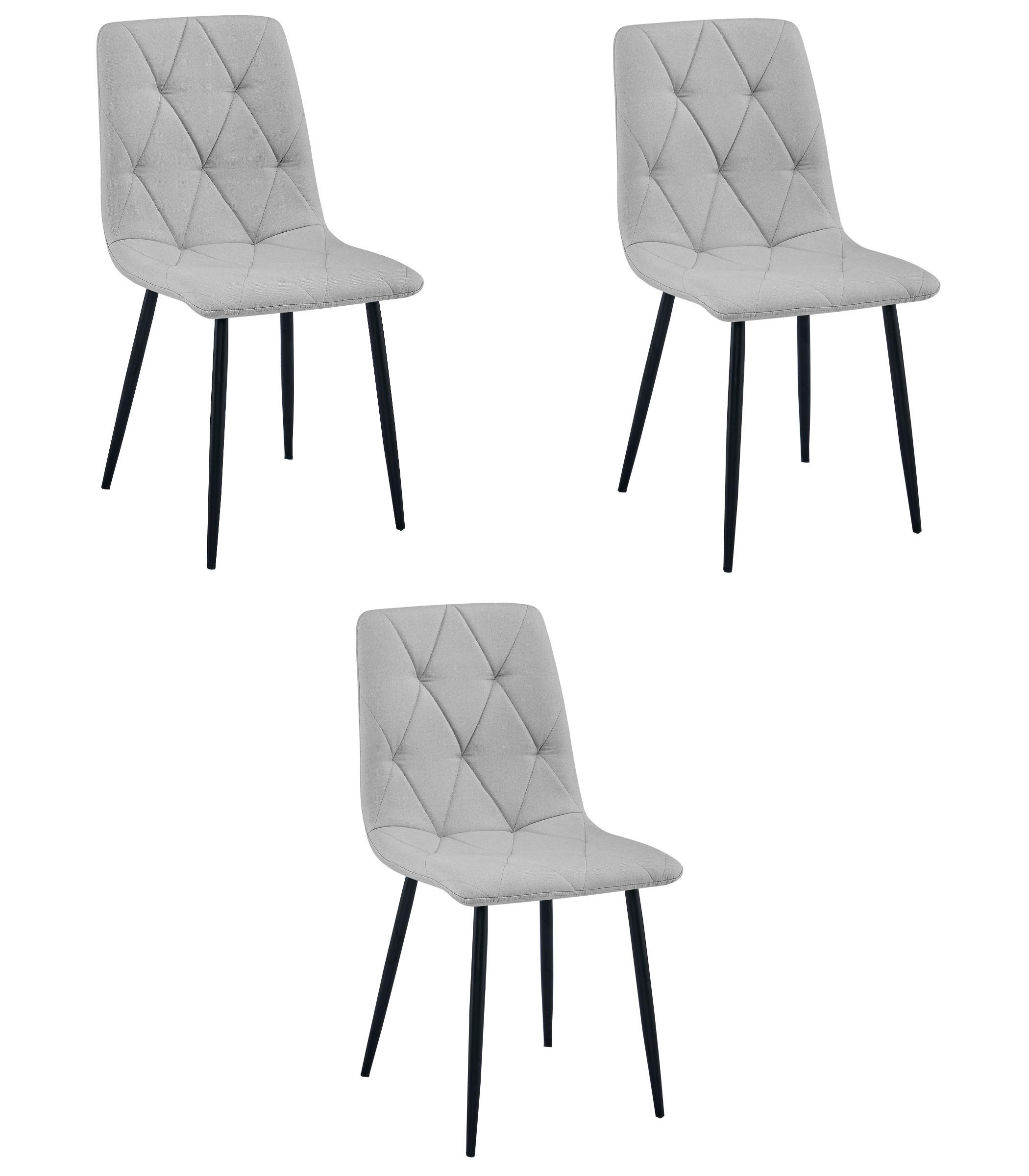 XXXLutz Stuhl Schwarz 44.5x56x54.5 cm