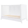 BABYBETT Zoe, Mitwachsendes, mit Schublade Weiß - Weiß, Holz (60/120cm) - Premiers Moments
