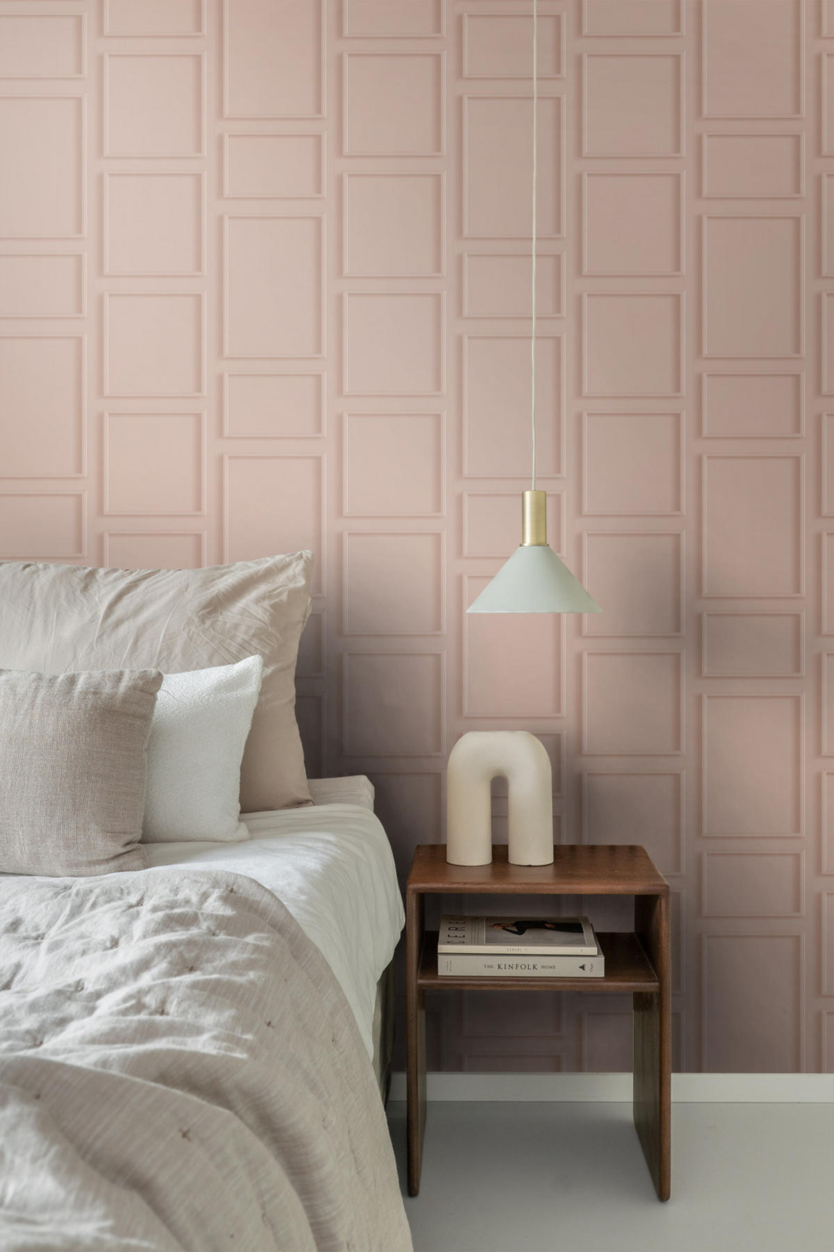 TAPETE Holzwandverkleidung 50 x 900 cm - Pink, Papier (50/900cm) - ESTAhome