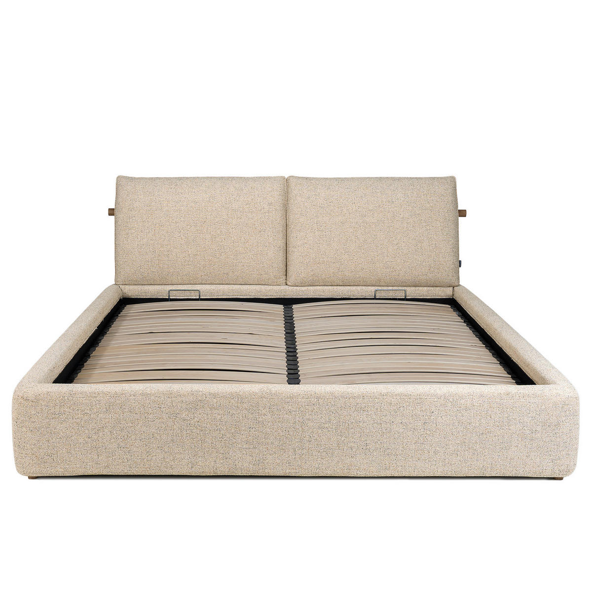 POLSTERBETT - Beige, Textil (180/200cm) - home24